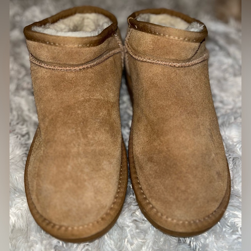 Cozy Tan Suede Ankle Boots